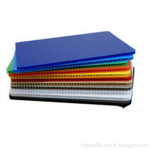 High Strength Light Weight Polypropylene Hollow Sheet Corre